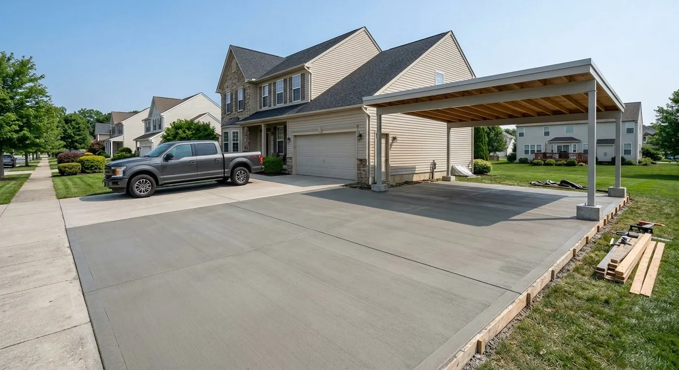 House and Carport Slabs in Vacaville, CA